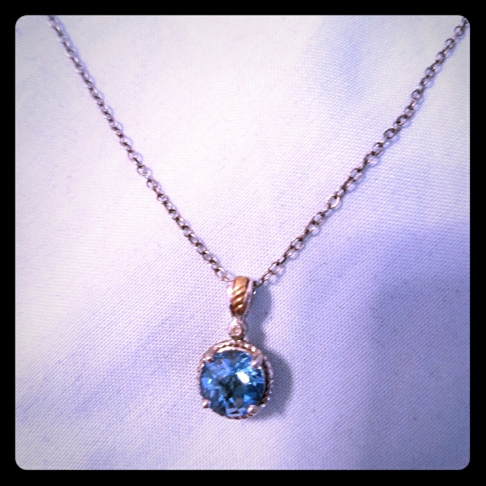 Aquamarine necklace